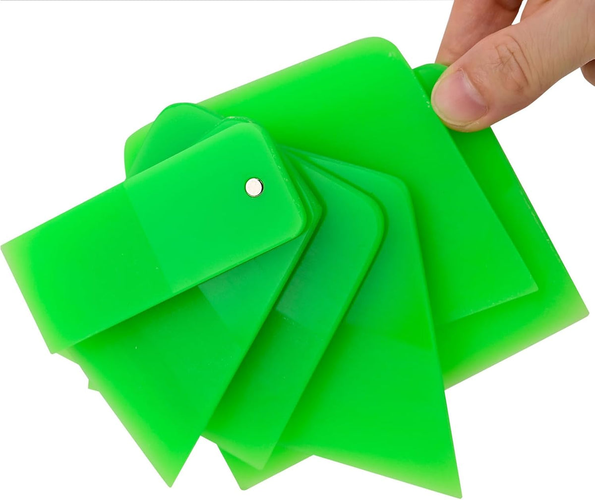 NEWISHTOOL 6 Pcs Magnetic PPF Squeegee Window Tint Tools Auto Car Paint Protection Film Install