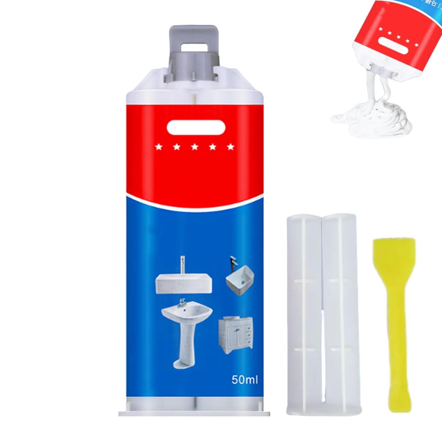 Tile and Ceramic Glaze Repair Paste,Ceramic Tile Crack Repair,Porcelain Sink Repair Kit,Tilegrout