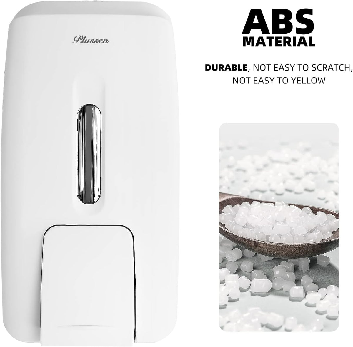 Soap Dispenser Wall Mount Adhesive Commercial Soap Dispenser 800ml No Drill Hand Sanitizer