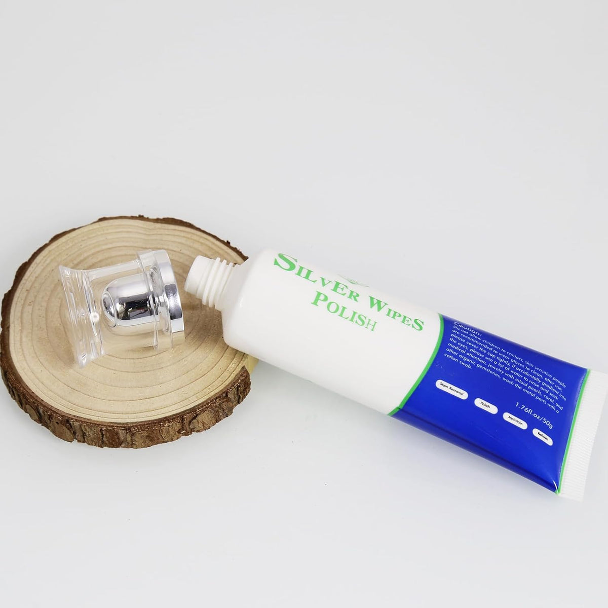 Silver Wipe Polish Cleaner Removes Surface Oxidation Tarnish from Sterling Silver, Silver and Gold
