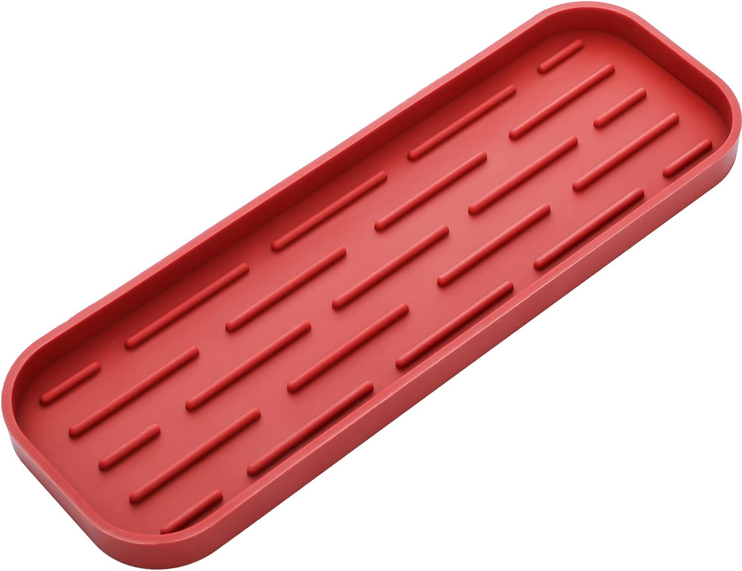 Silicone Kitchen Sink Organizer Tray for Multiple Usage,Eco-Friendly Sponges Holder for Kitchen