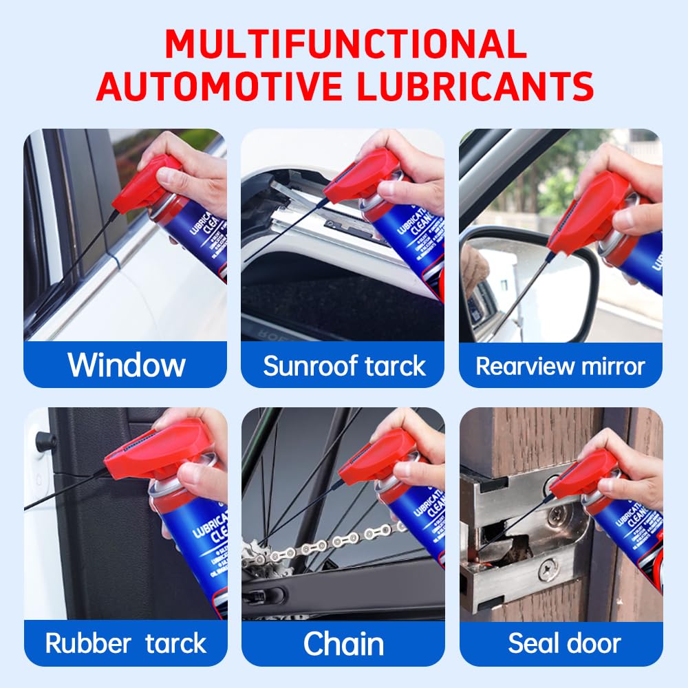Glodway Automotive Window Door Seal,Silicone Seal Lubricants,Track Lube for Electric Windows,Noise