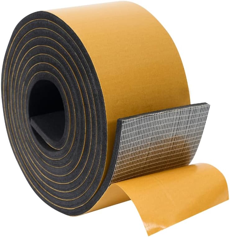 High Density Foam Weather Stripping Door Seal Strip Insulation Tape Roll for Insulating Door Frame