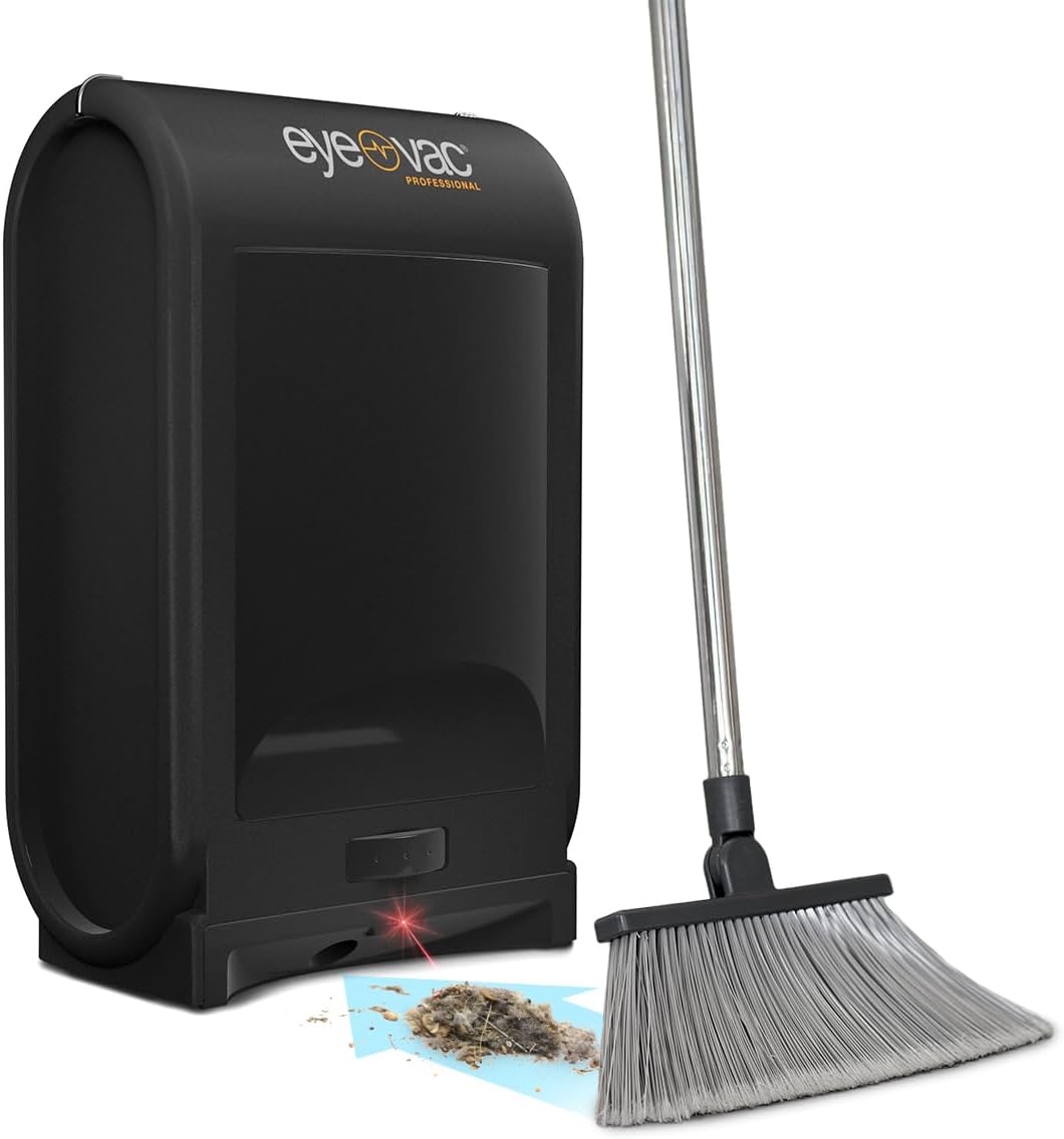 EyeVac Pro Touchless Vacuum Automatic Dustpan - Ultra Fast & Powerful - Great for Sweeping Salon