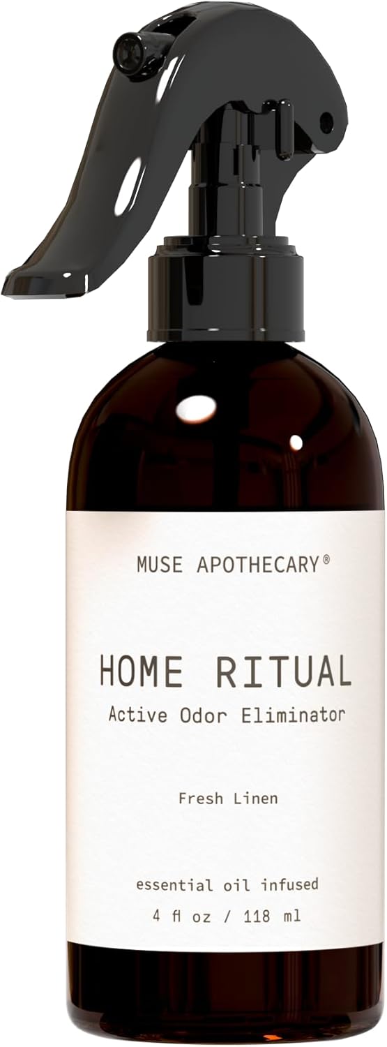 Muse Apothecary Home Ritual Active Odor Eliminator Spray - Furniture Deodorizer Spray & Bathroom