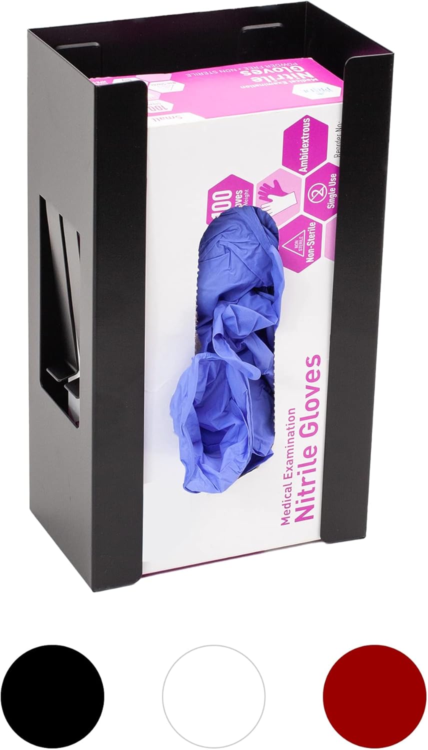 EHOMEA2Z Magnetic Glove Holder,Glove Box Holder,Glove Dispenser,Durable Coated Steel,Space Saving