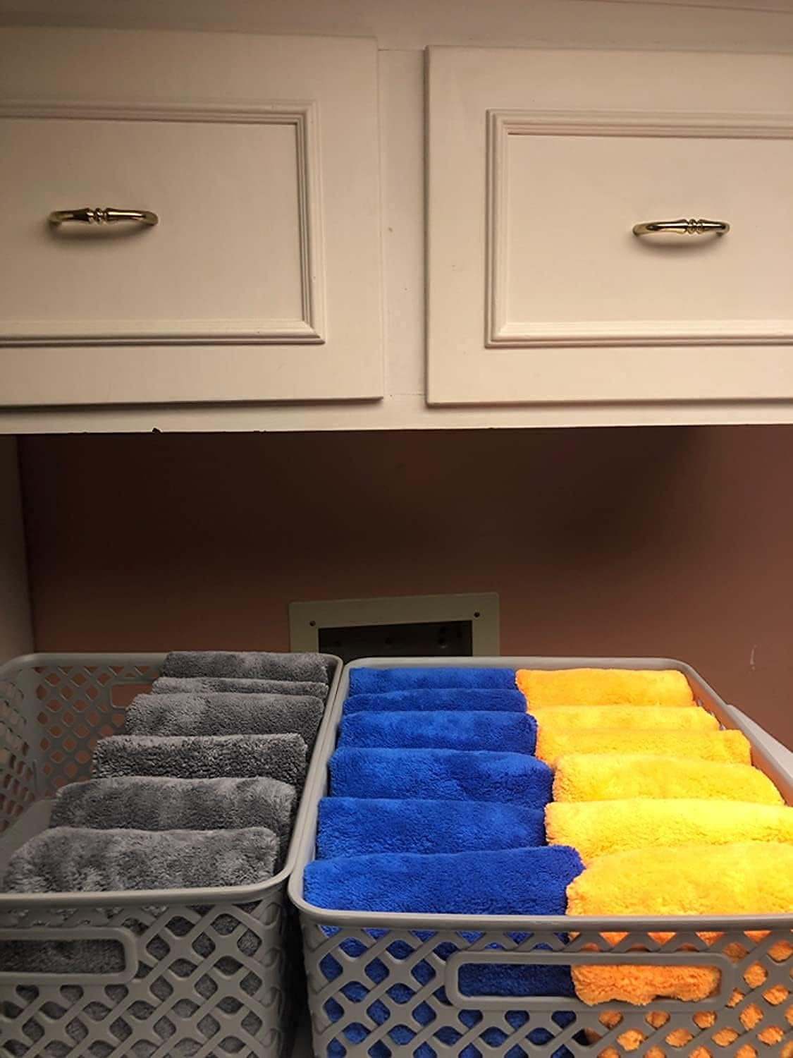 Plush Edgeless Microfiber Towel for Car, Soft Drying Wash Detailing Buffing Polishing Towel, 500