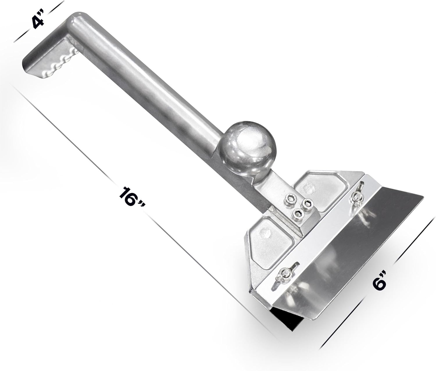 Professional Heavy Duty Grill Scraper for Flat Tops with Stainless Steel Scraper Blade, Flat Top