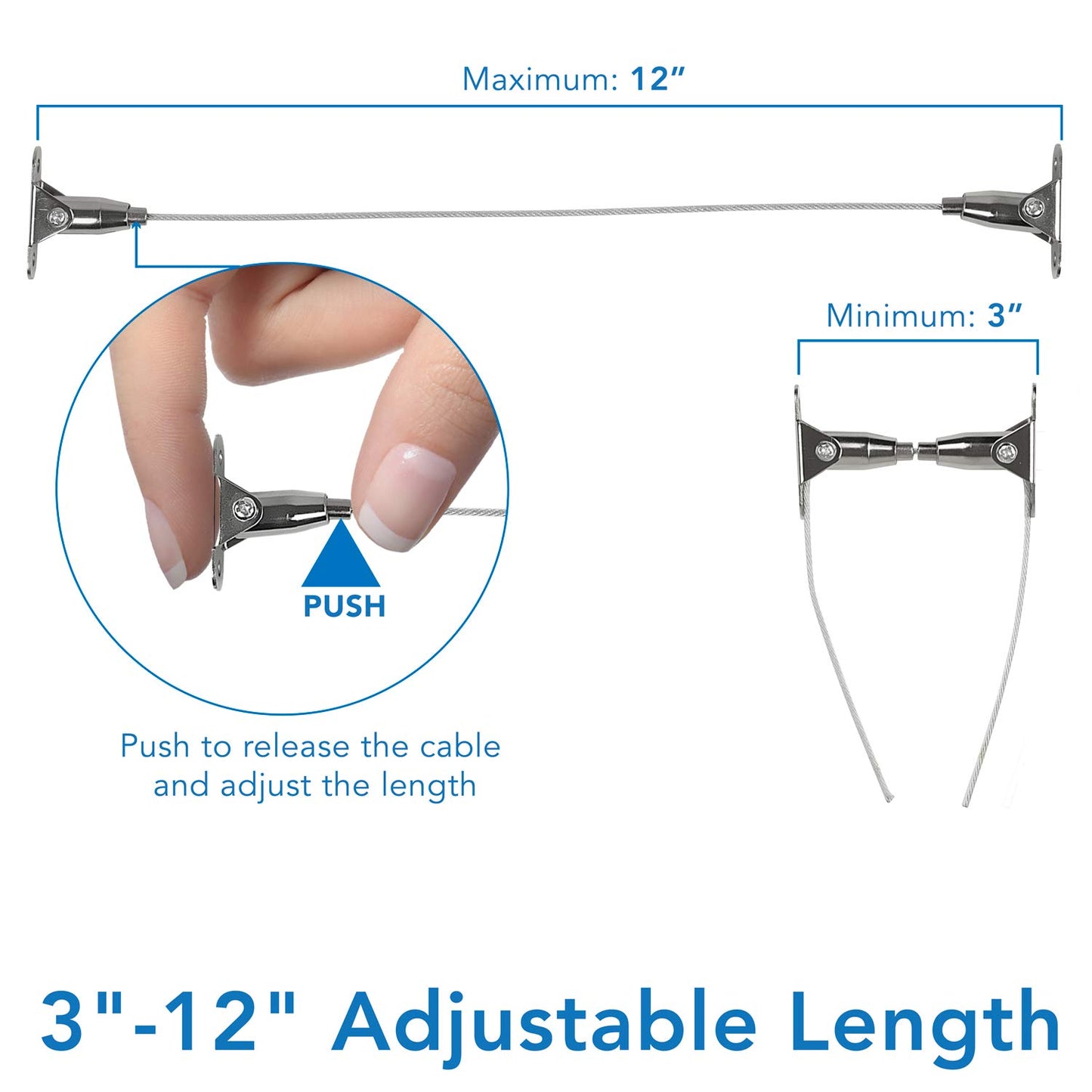 Mount-It! Furniture Anti-Tip Anchor - Steel Child Safety Straps | Secure Wall Anchors for