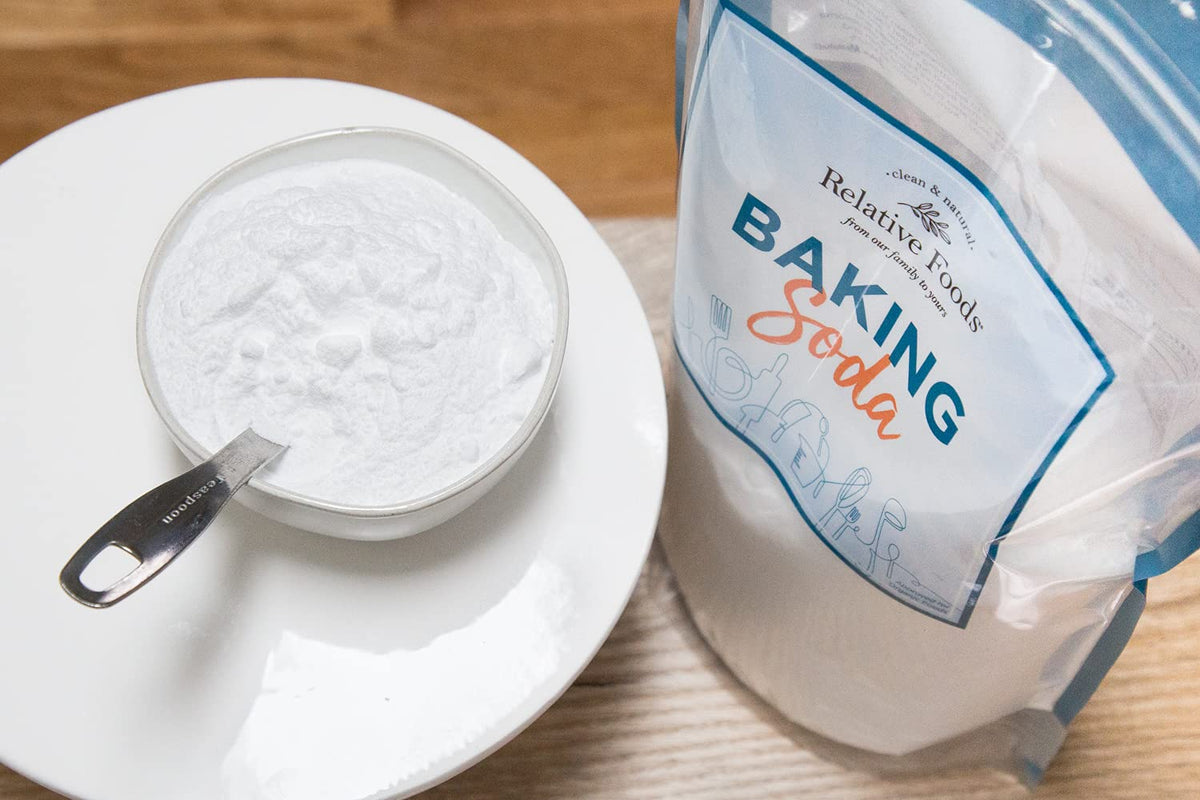 Relative Foods Baking Soda for Cooking, cleaning, & More - Gluten Free Sodium Bicarbonate Baking