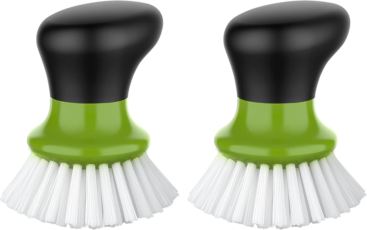 MR.SIGA Dish Scrub Brush, Palm Brush Dish Scrubber with Ergonomic Grip, Kitchen Brushes for Dishes
