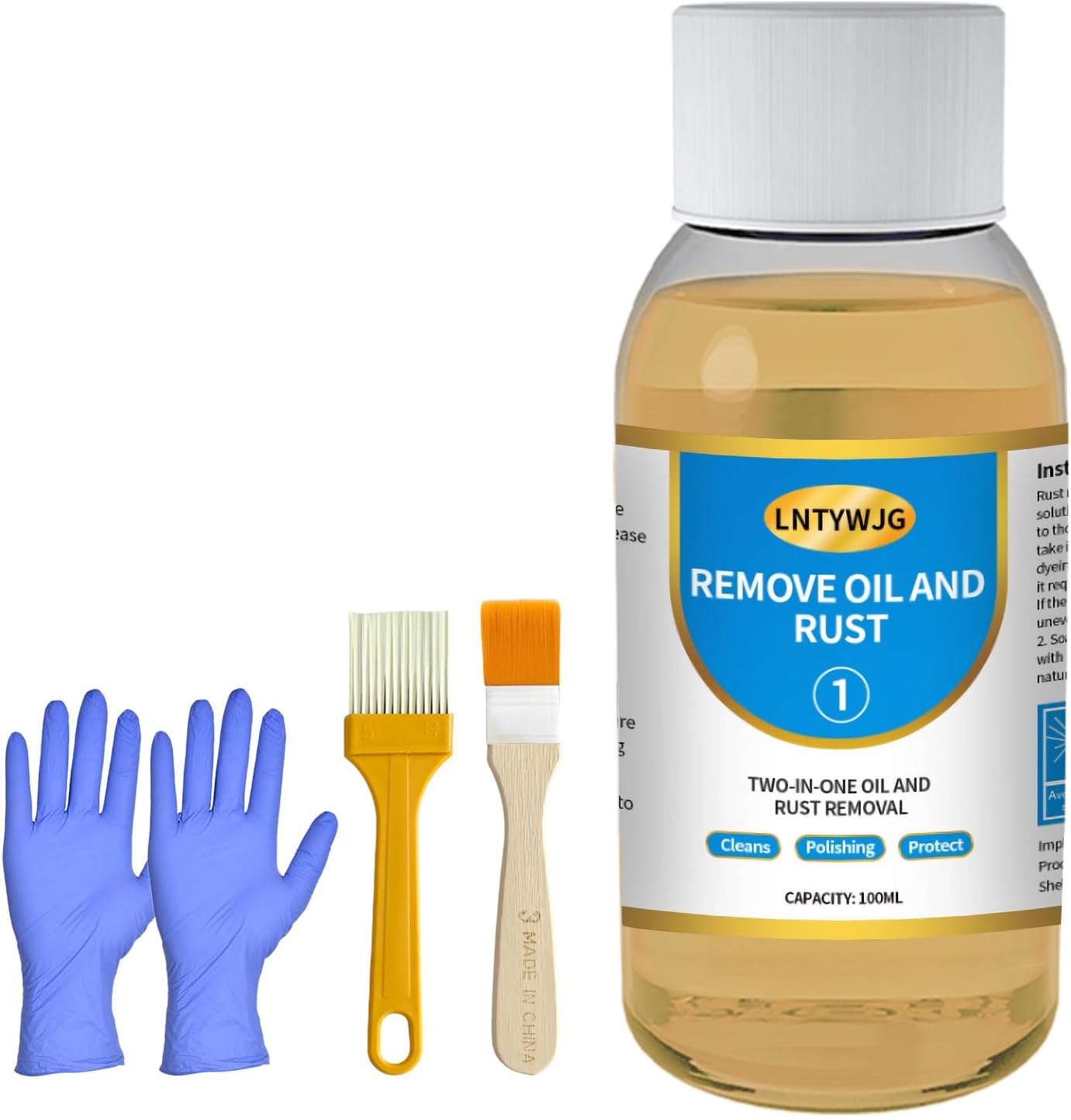 Industrial Strength Rust Remover, Penetrating Rust Removal for Steel, Stainless Steel, Wrought