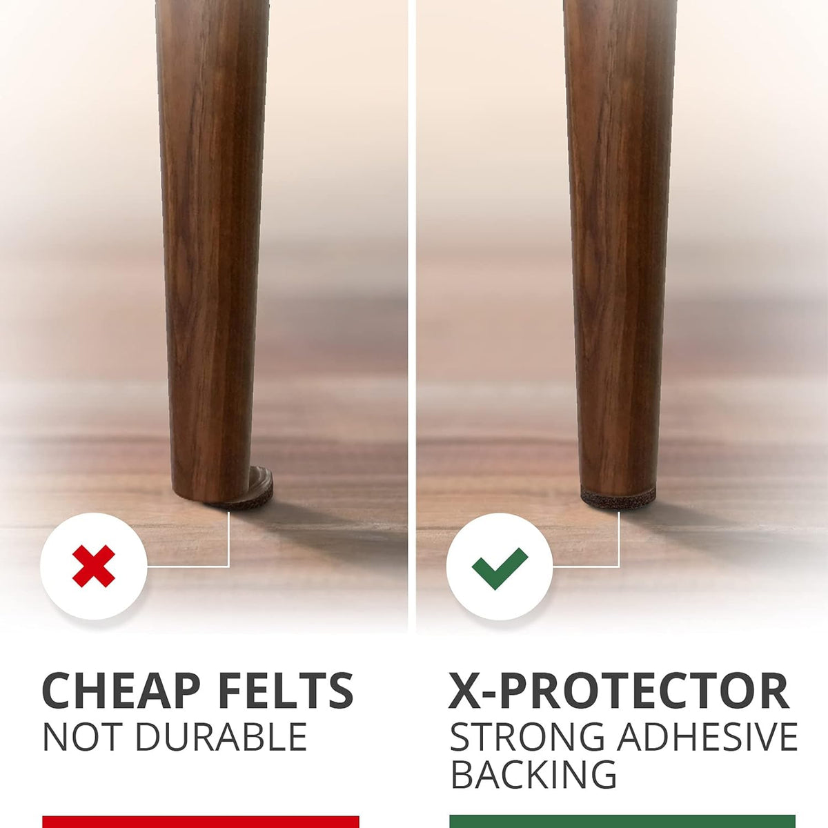 Felt Furniture Pads X-PROTECTOR 235 PCS Premium Furniture Pads - Felt Pads Furniture Feet Best Wood