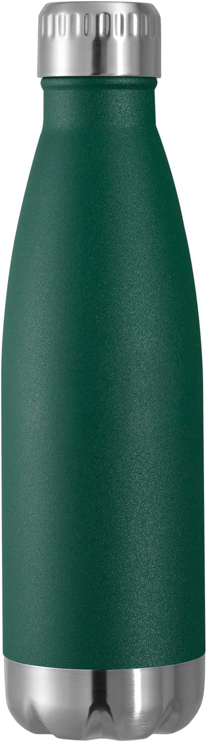 VEGOND 17oz Stainless Steel Water Bottles, Reusable Metal Sports Water Bottle Keeps Drink Hot and