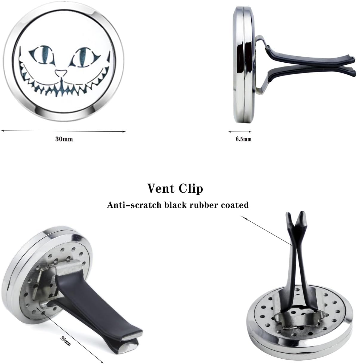 Essential Oil Car Diffuser Vent Clip Diffuser Christmas Car Accessories for Women Air Freshener(Cat