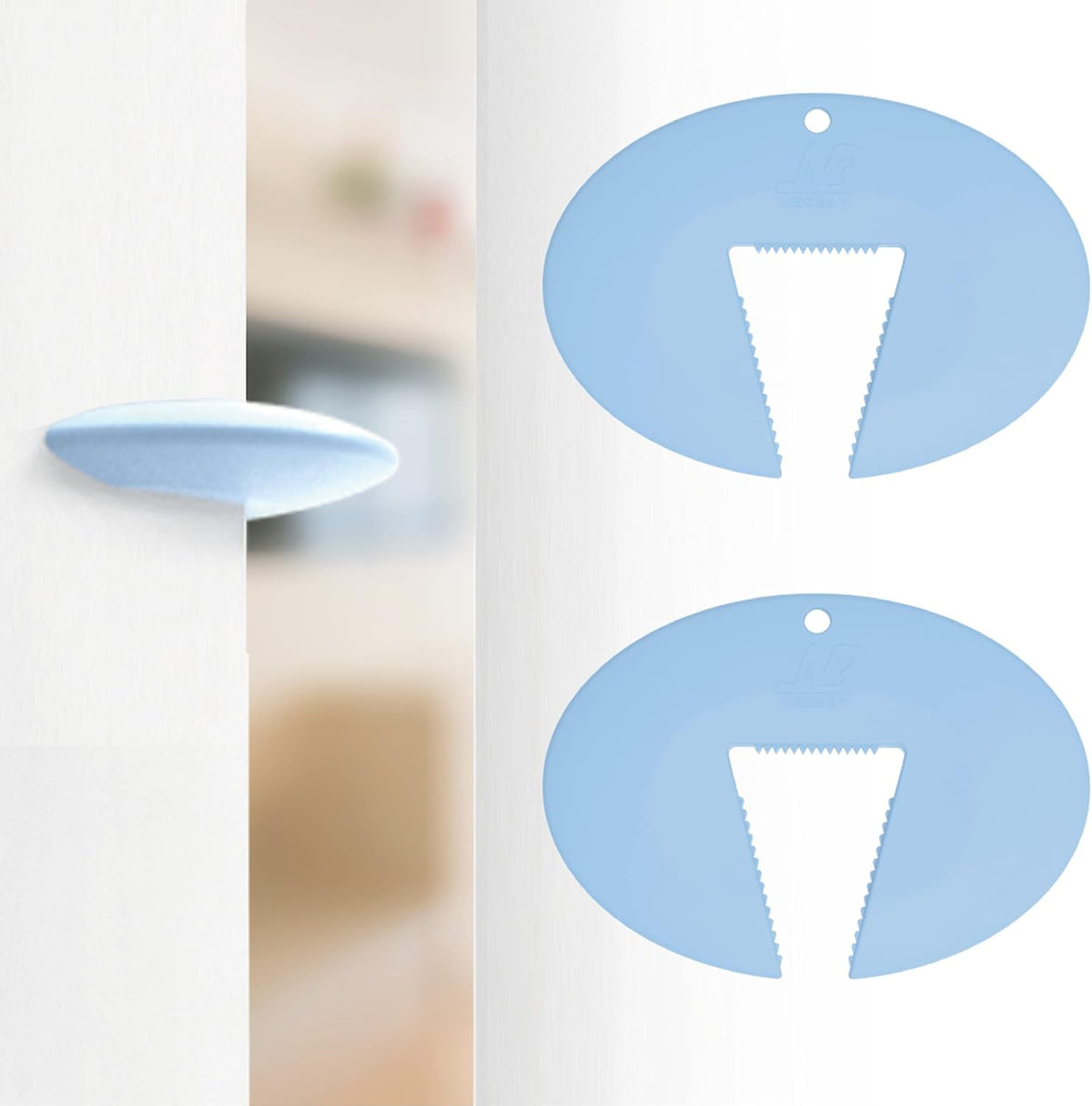Door Pinch Guard and Door Slam Stopper, Durable Silicone Door Finger Pinch Guard, Prevents Finger