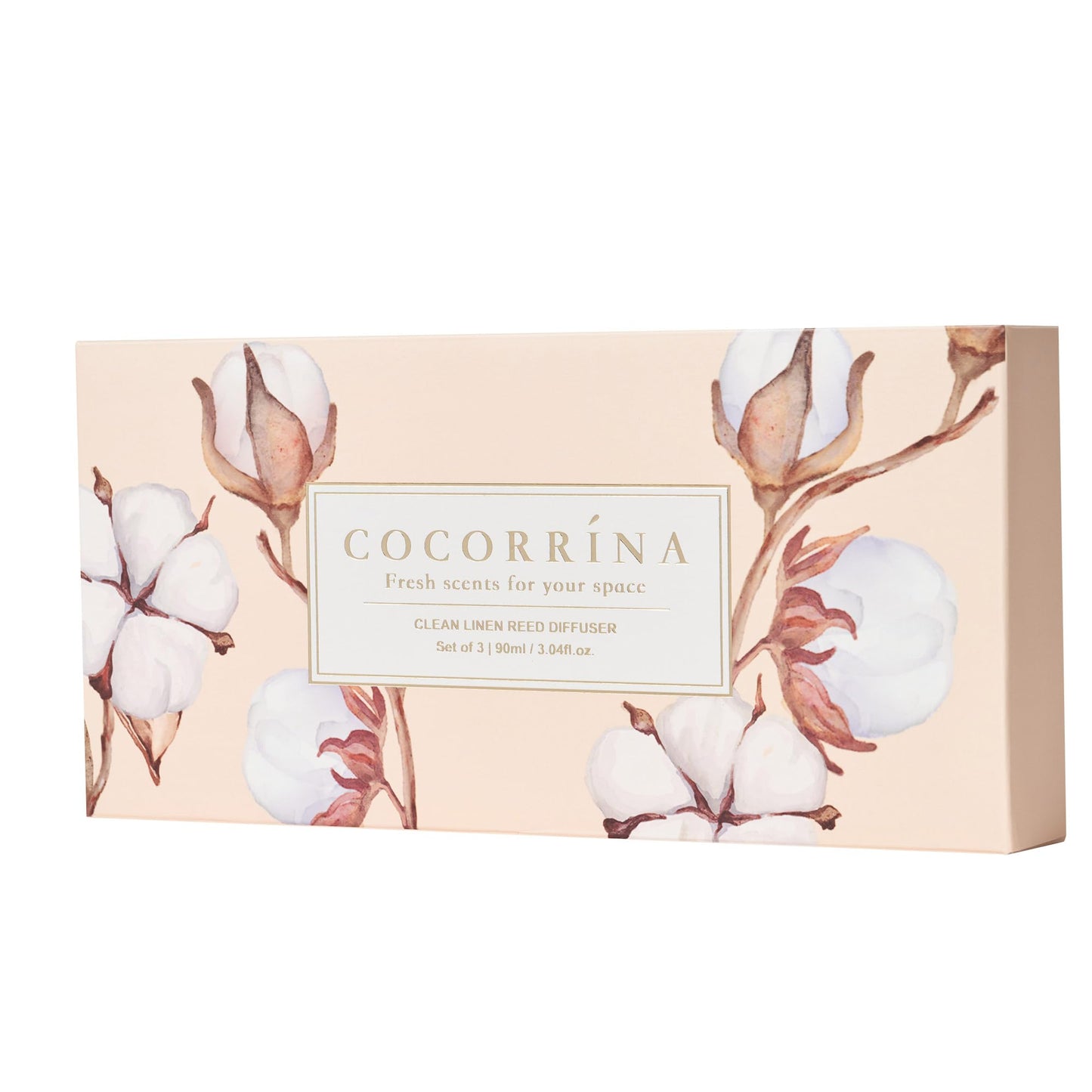 COCORRÍNA Reed Diffuser Set of 3-3 Pack/ 3.04 Fl.oz Diffuser with 24 Sticks Cashmere