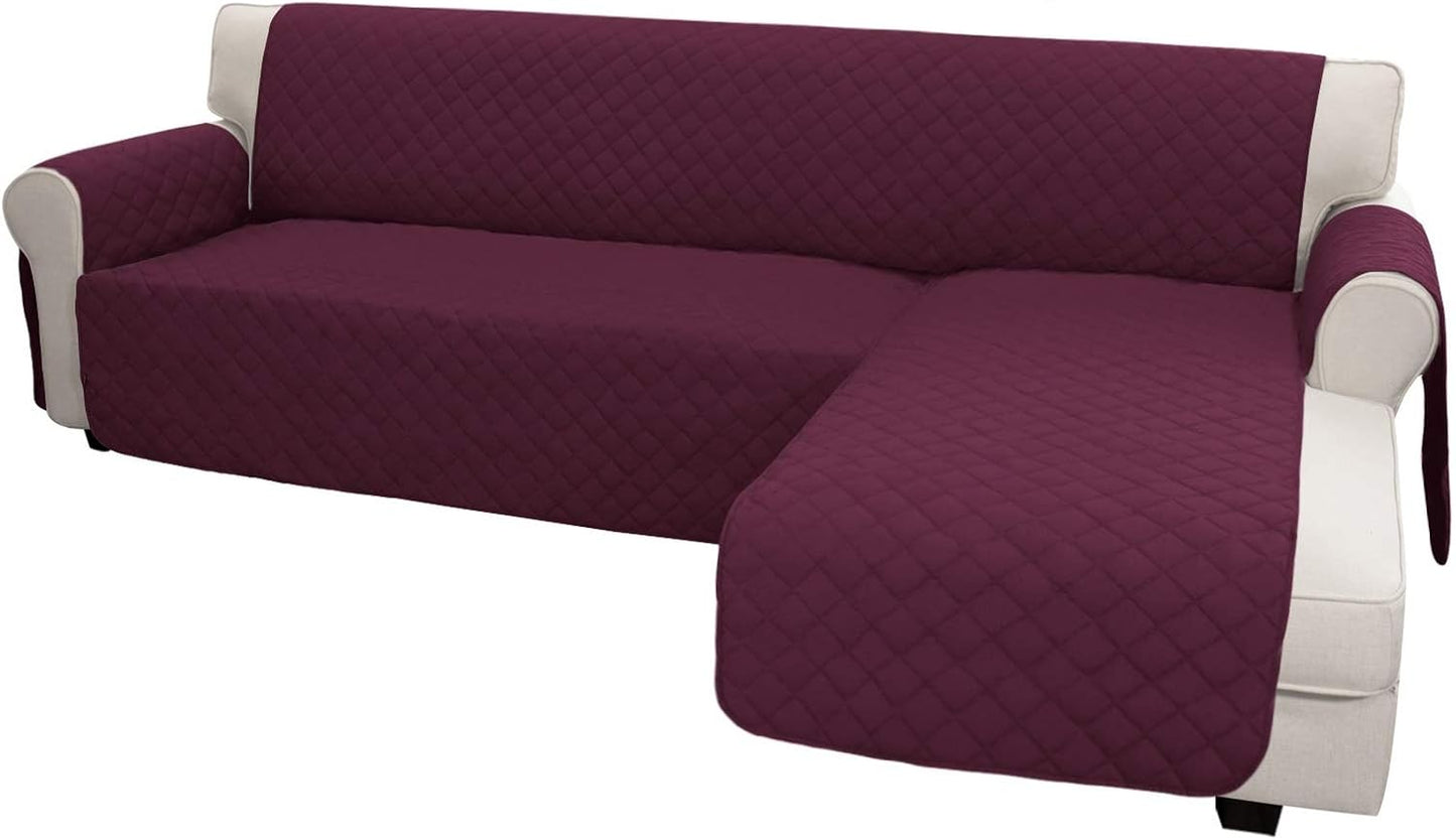 Easy-Going Sofa Slipcover L Shape Sofa Cover Sectional Couch Cover Chaise Lounge Slip Cover