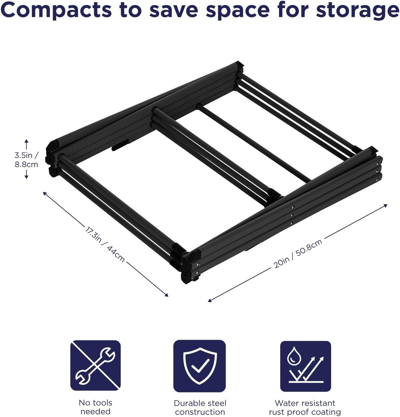 BLACK+DECKER Laundry Organization Expandable/Collapsible Clothes Drying Rack. Essential for
