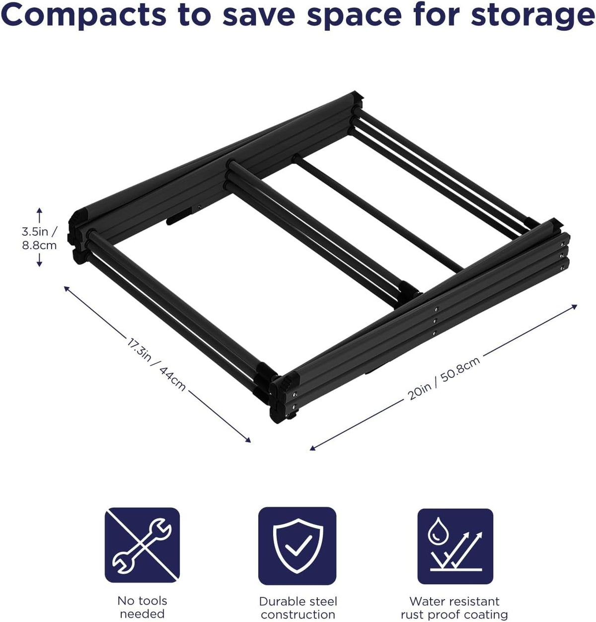 BLACK+DECKER Laundry Organization Expandable/Collapsible Clothes Drying Rack. Essential for