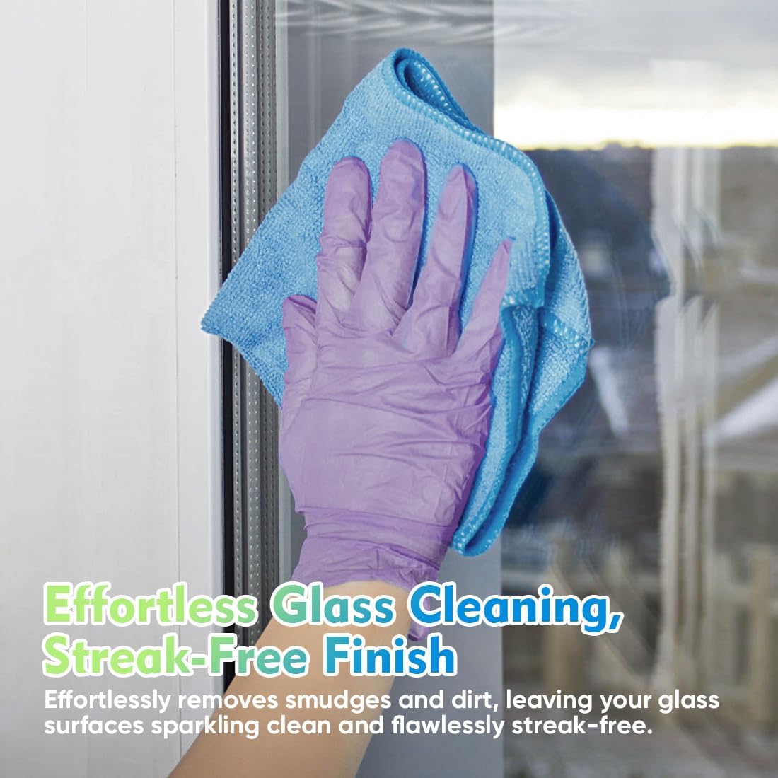 HOMEXCEL Microfiber Cleaning Cloth 20 Pack 11.5 x 11.5 inch Microfiber Towels for Cars Ultra