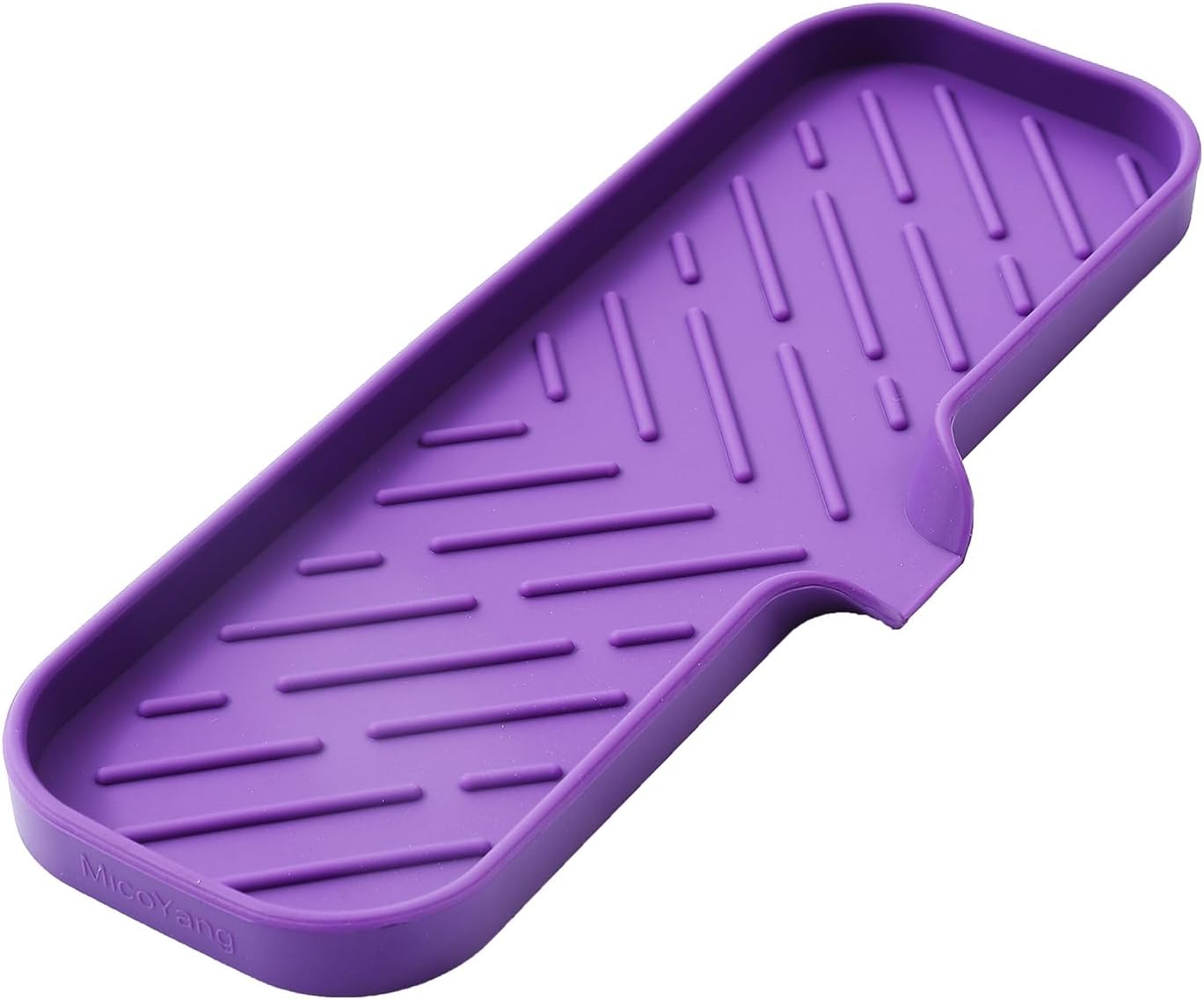 Silicone Bathroom Soap Dishes with Drain Spout-Bathroom and Kitchen Sink Organizer,Sponge