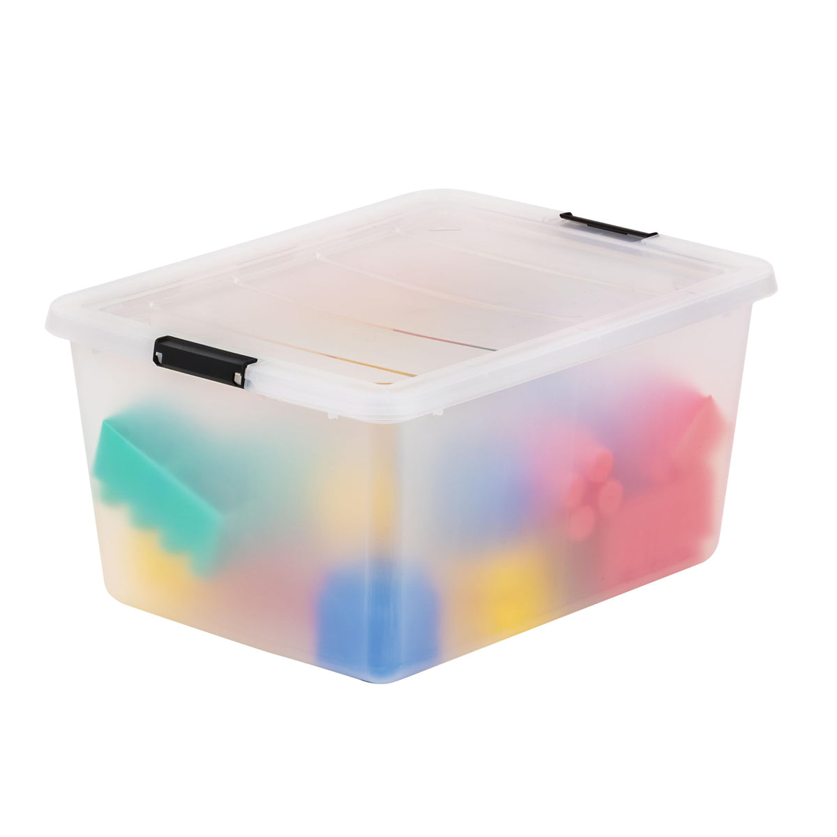 IRIS USA 6-Pack 32 Quart Clip Box with Latching Lid