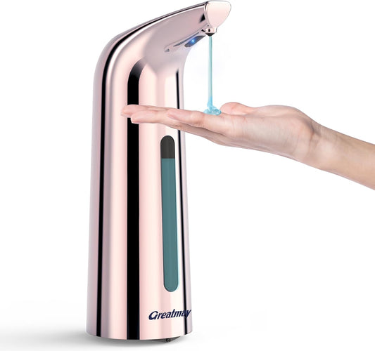 Convenient Automatic Soap Dispenser,4 Adjustable Levels Touchless Hand Sanitizer Pump with Infrared