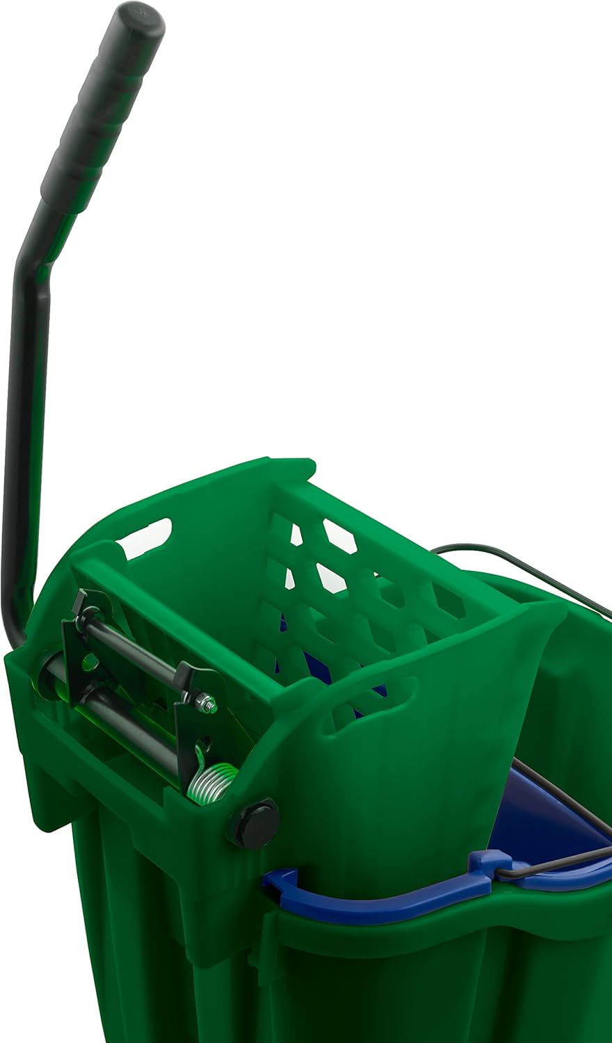 Carlisle FoodService Products Omnifit Mop Bucket with Side Press Wringer and Soiled Water Insert