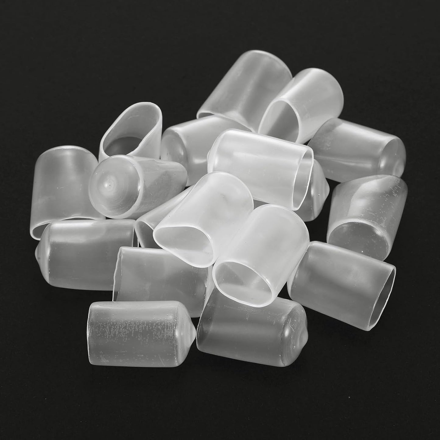 uxcell 20pcs Rubber End Caps Protective Caps 17mm ID Vinyl PVC Round Tube Bolt Cap Cover Screw