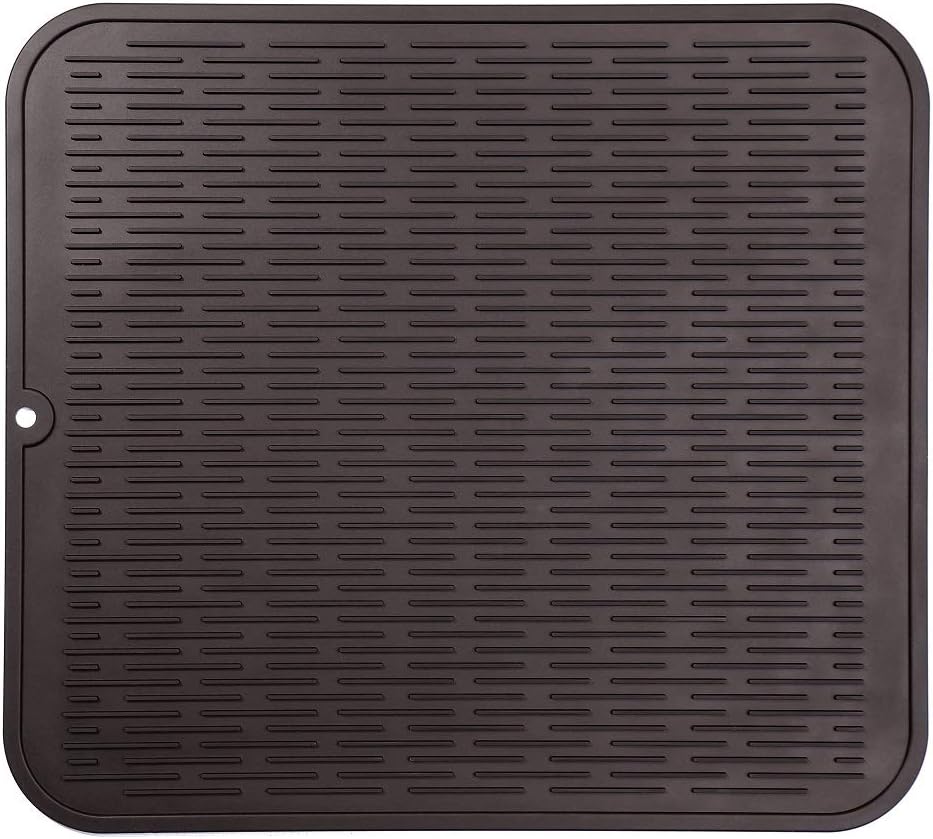 Silicone Dish Drying Mat for Multiple Usage,Easy clean,Eco-friendly,Heat-resistant Silicone Mat for