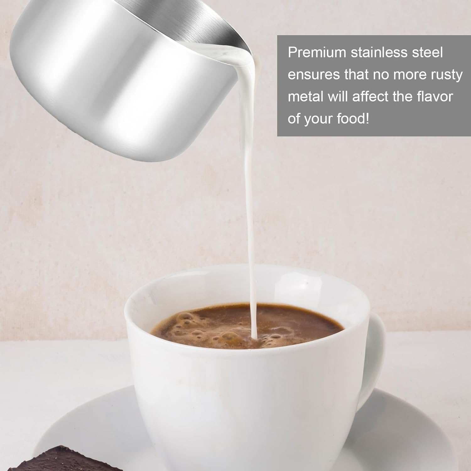 Stainless Steel Measuring Cup, 1 Cup Rice Measuring Cups (8 oz | 240 ml), Single Measure Cups