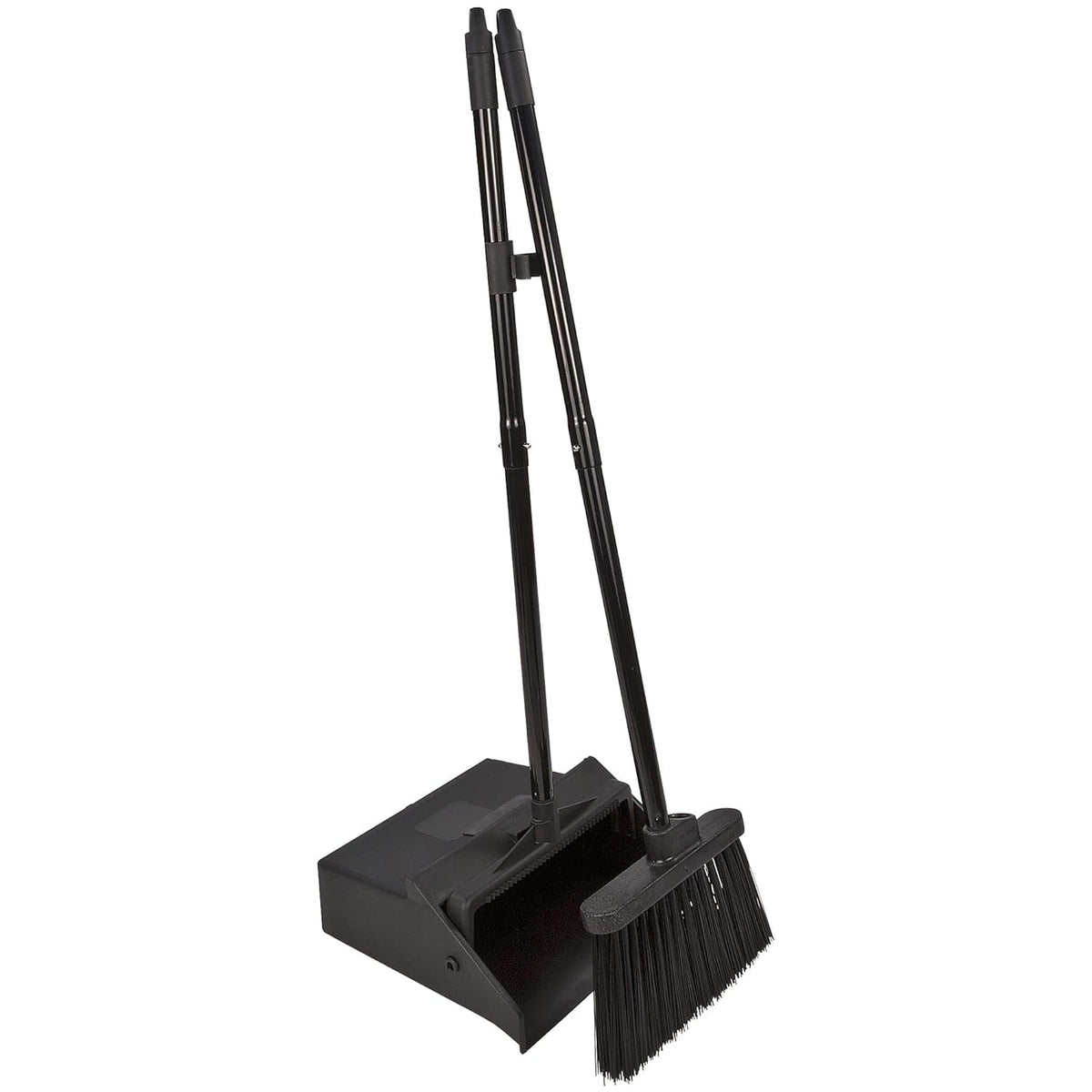 SPARTA Duo-Pan Upright Dust Pan and Broom Set, Essential Cleaning Tools for Home and Commercial