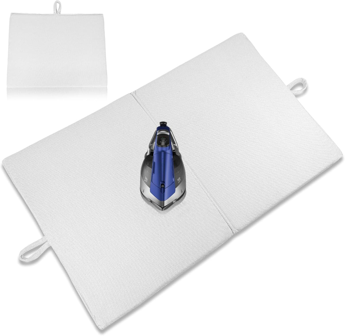 24" x 16" Ironing Mat Foldable, Portable Small Thickened Heat Resistant Cotton Wood Mini Ironing