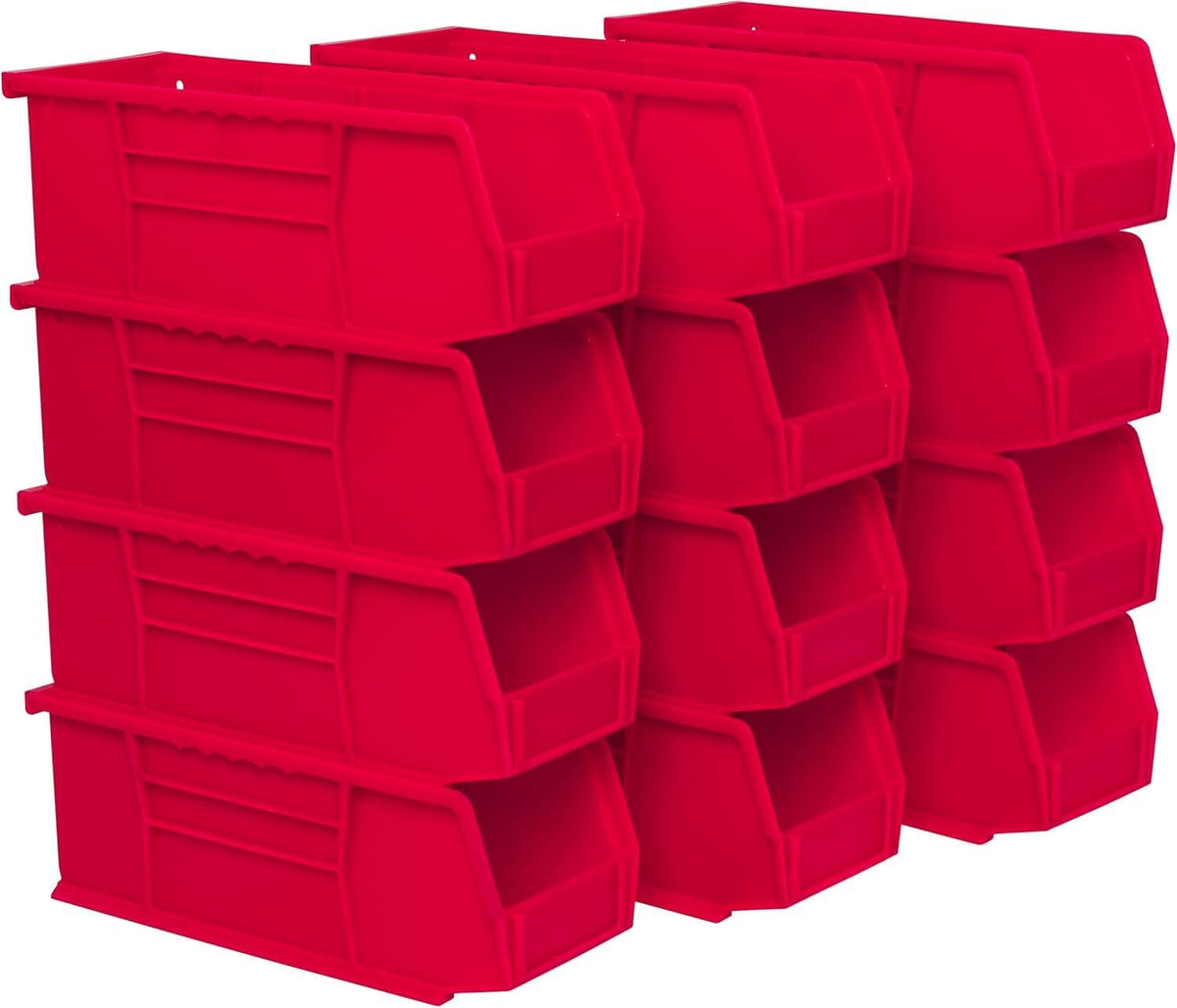 Akro-Mils 30224 AkroBins Plastic Storage Bins, Space-Saving Stackable Bins for Garage, Pantry