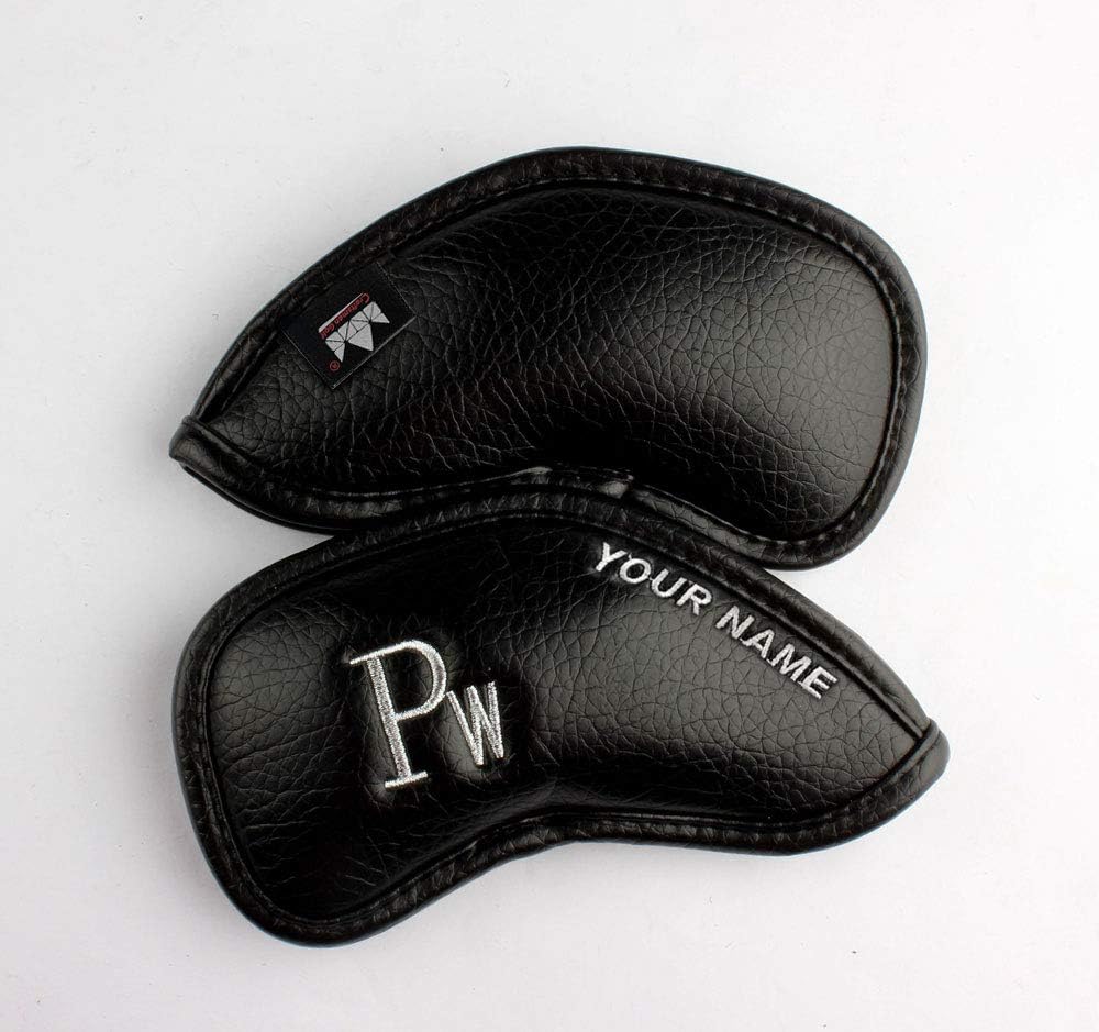 CRAFTSMAN GOLF 12pcs or 1pc Thick Synthetic Leather Golf Iron Head Covers Set Headcover Fit All