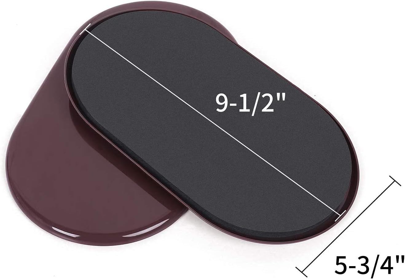 Reusable Large Furniture Sliders for Carpet, Furniture Movers Sliders, Carpet Movers Oval Heavy