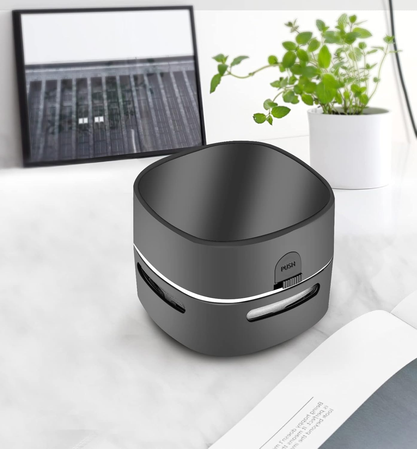 ODISTAR Desktop Vacuum Cleaner, Mini Table dust Sweeper Energy Saving,High Endurance up to 400