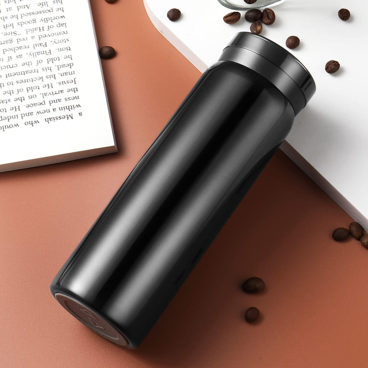 10oz Mini Water Bottle Stainless Steel Thermos Small Flask - Insulated Vacuum, Leak Proof, Keeps