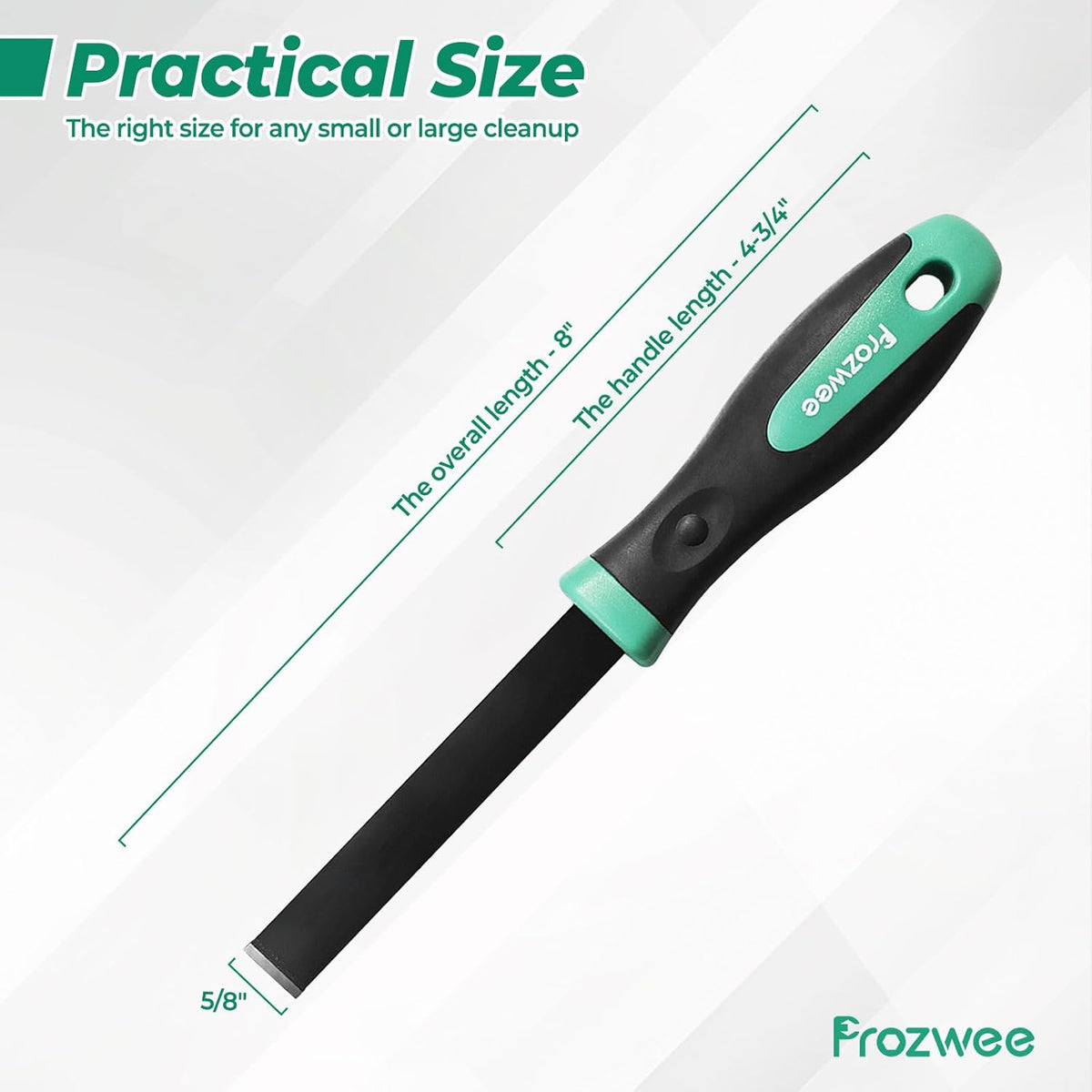 5/8-inch Carbide Scraper,Super Gasket Scraper with Durable Tungsten Tip for Remove Gaskets, Carbon