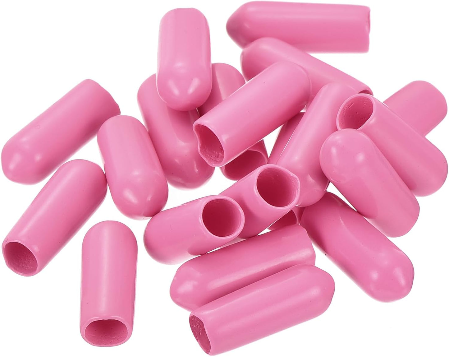 uxcell 20pcs Rubber End Caps 5mm(3/16 inch) ID Vinyl PVC Round Tube Bolt Cap Cover Screw Thread