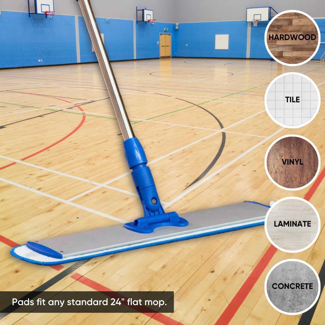 Microfiber Wholesale 36 inch Microfiber Mop Pads - Machine Washable, Reusable, Refills &