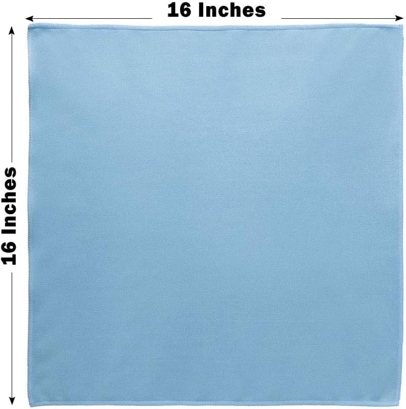 KLNYOO Microfiber Glass Cleaning Cloths Lint Free Streak Free Quickly and Easily Clean Windows &