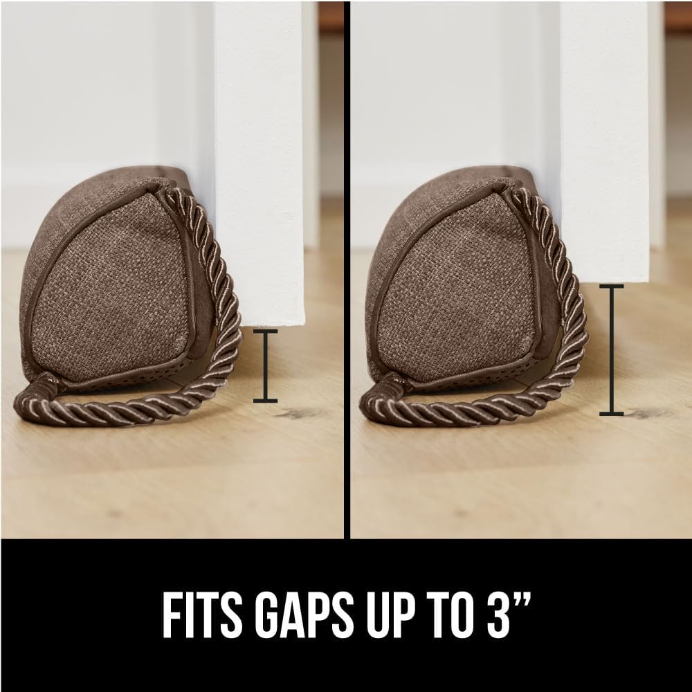 GORILLA GRIP Door Draft Stopper for Bottom of Doors, Weather Stripping Seal Blocks Hot Air, Noise