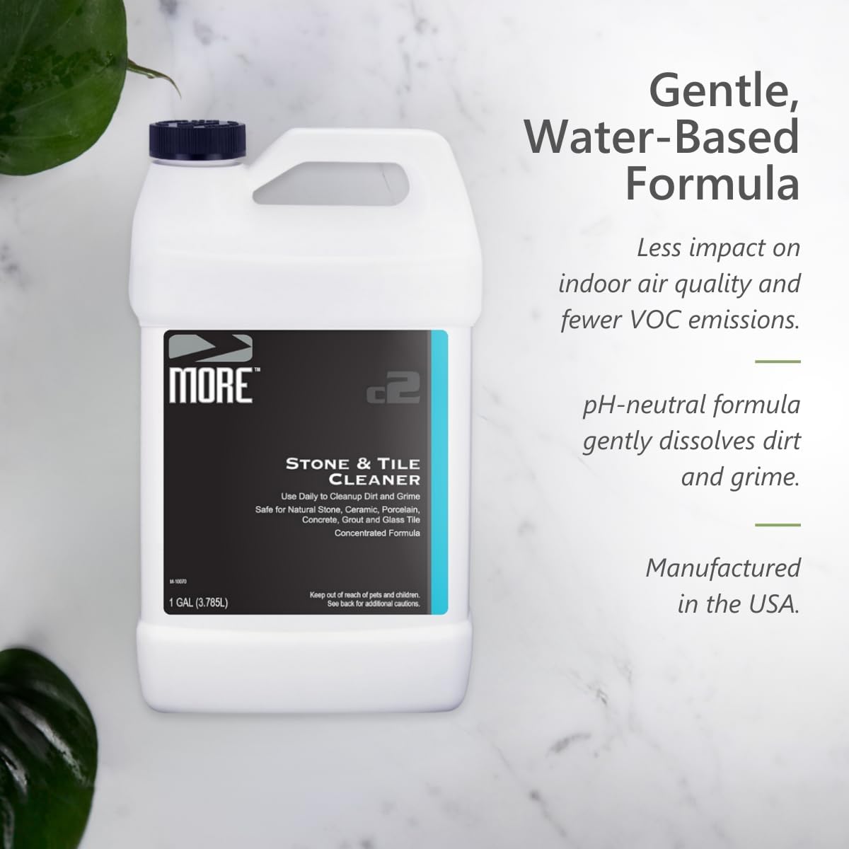 MORE - Stone & Tile Cleaner - Grout & Floor Cleaner for Natural Stone, Marble, Concrete, Ceramic, &