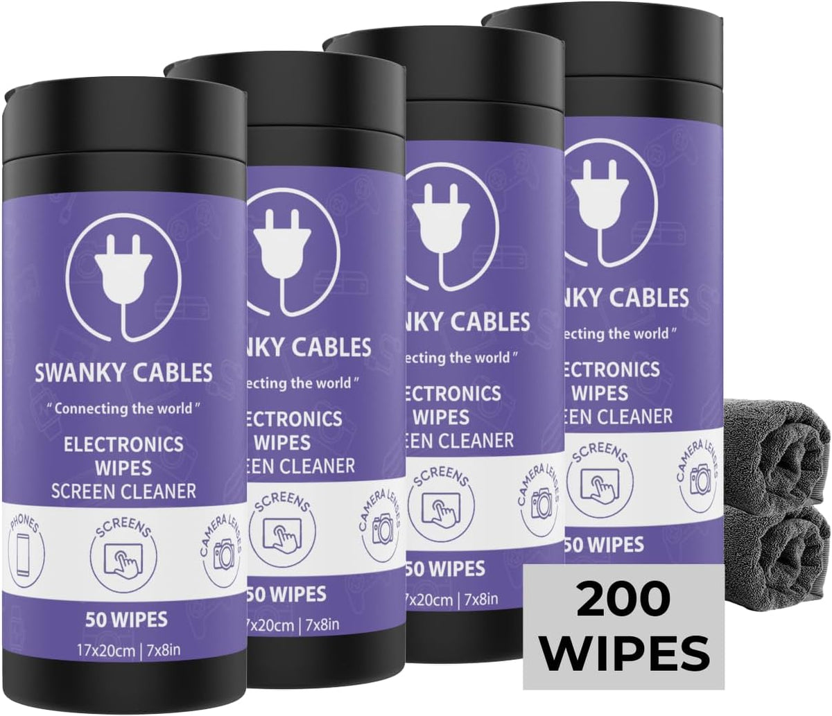 Screen Cleaner Wipes: Electronic Wipes for Screens - Computer Screen Wipes for Lens, Phone, Tv