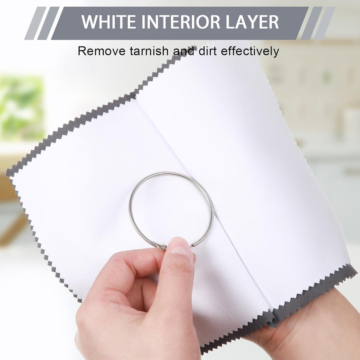 Breling 20 Pcs Silver Jewelry Polishing Cloths 6 x 8 inches Jewelry Cleaning Cloth Sterling Polish