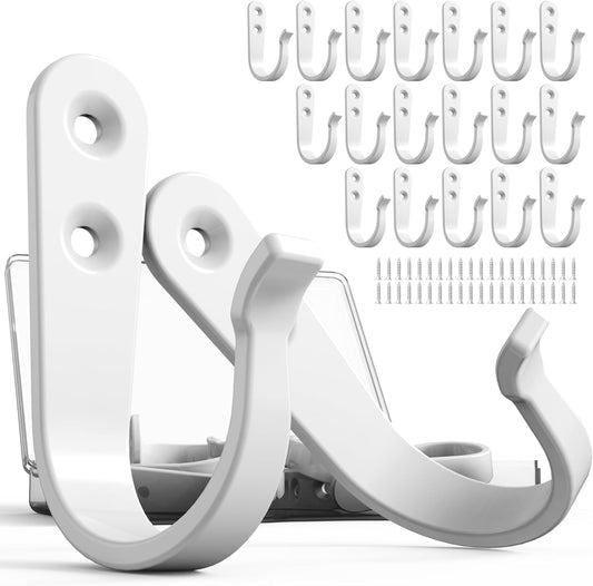 Hook for Hanging - 20PCS Hook for Hanging, Wall Hooks for Coats, Heavy Duty Single Prong Wall Hooks