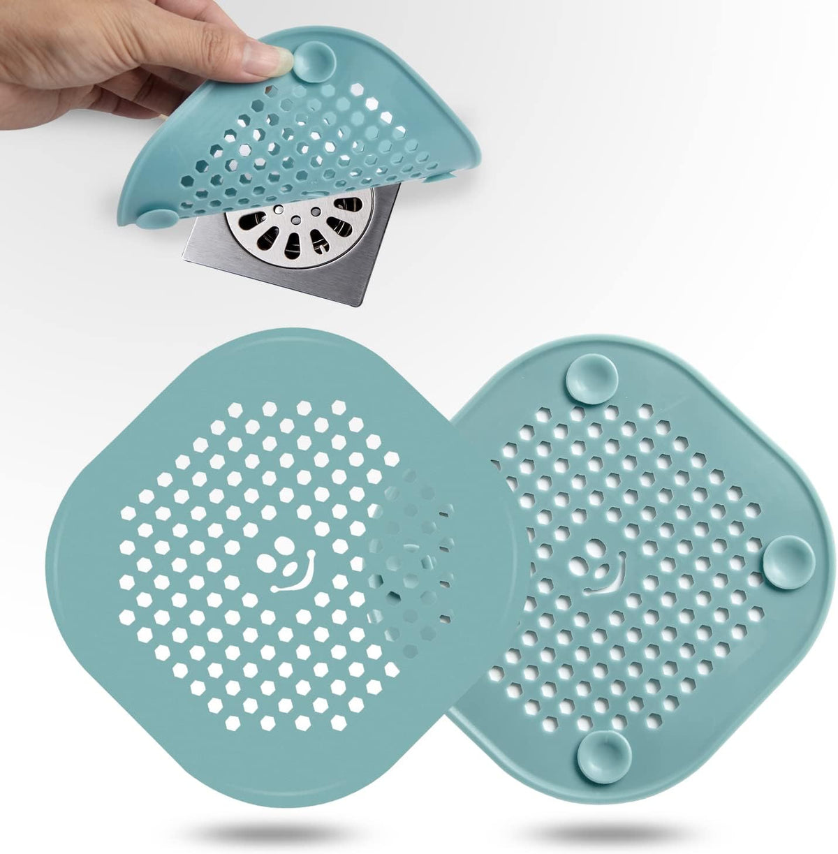 Drain Cover Hair Catcher Drain Plug Hair Stopper Drain Protector for Shower Bathroom Accessories
