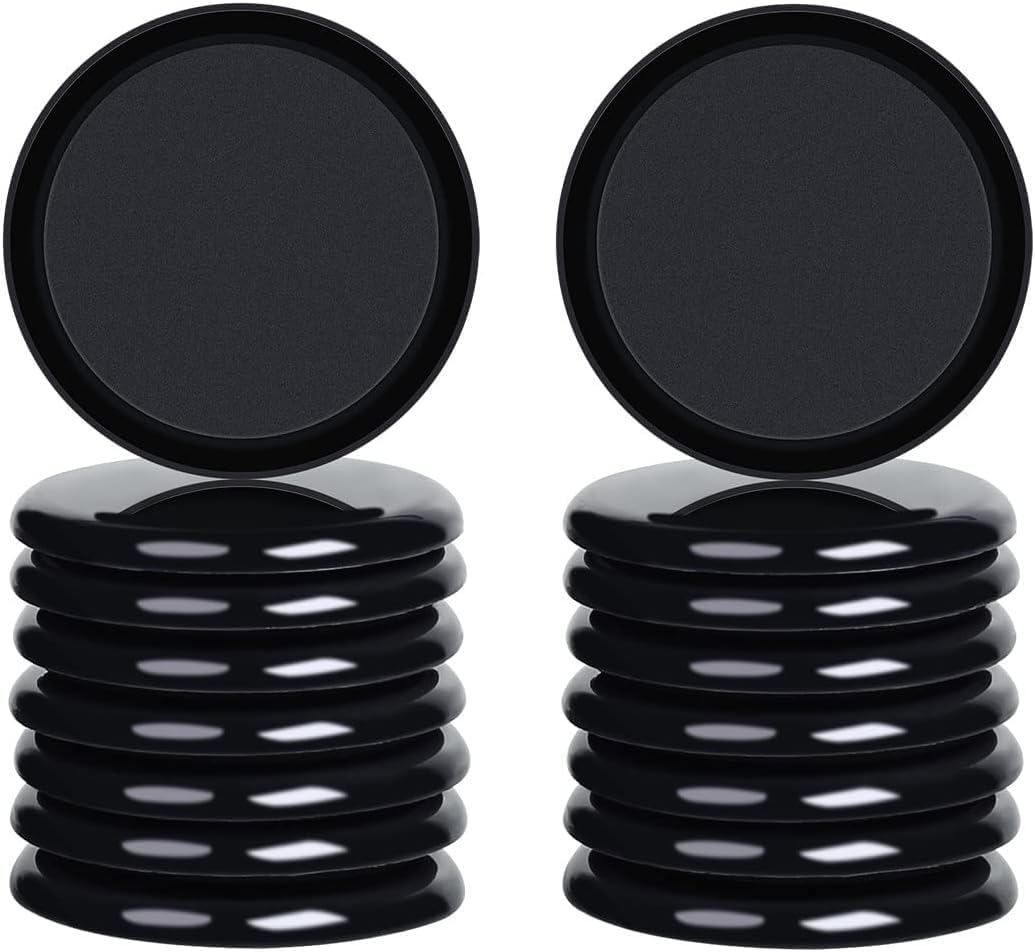 Ezprotekt 3.5 inch Reusable Furniture Movers Sliders for Carpet, 16 Pcs Round Furniture Moving Pads